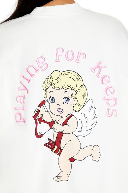 Cupid Playing For Keeps Pullover