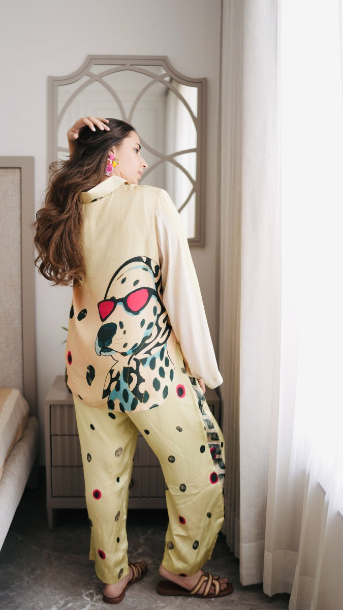 Cupids Afterparty Cream Co-ord Set