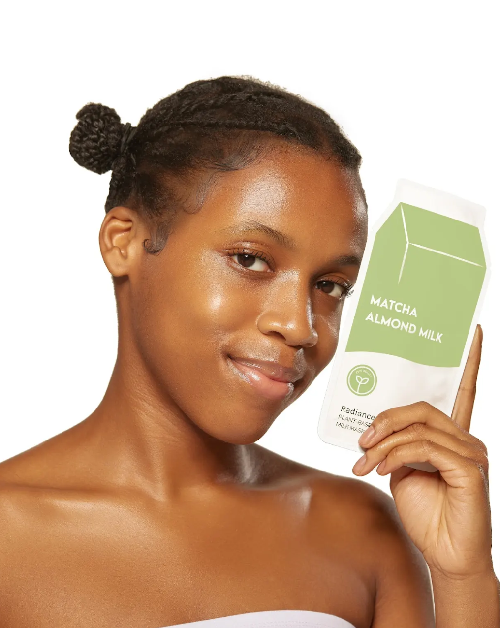 ESW BEAUTY - Matcha Almond Milk Radiance Plant-Based Milk Sheet Mask