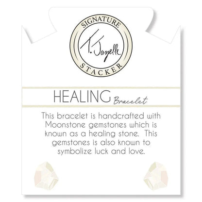 Defining Bracelet- Healing Bracelet with Moonstone Gemstones