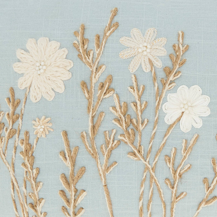 Delicate Floral PillowDown Filled