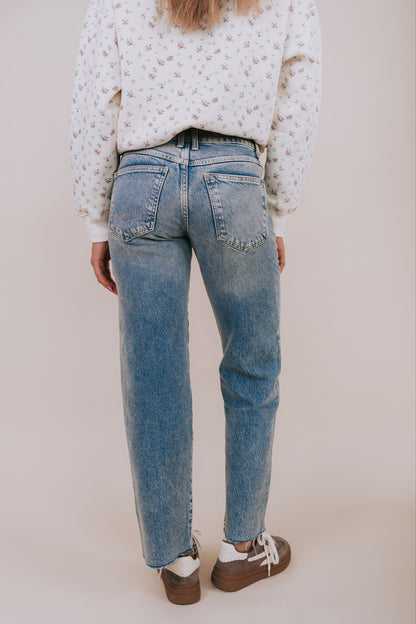 FREE PEOPLE - Risk Taker Mid-Rise Jeans