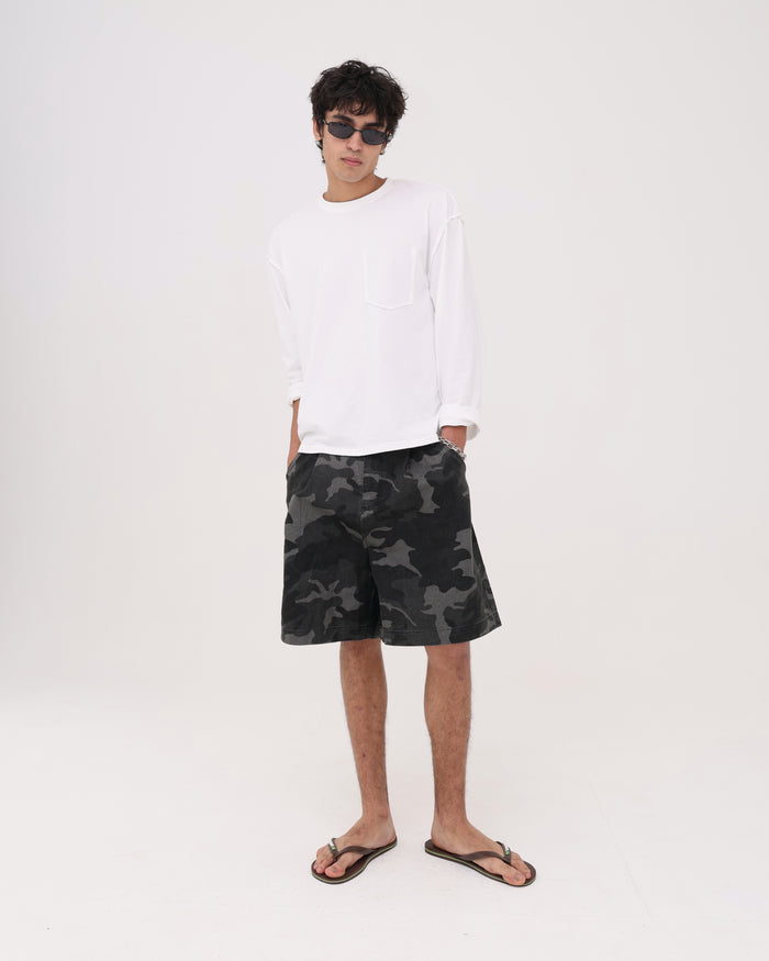 Drill Short - Black Camo