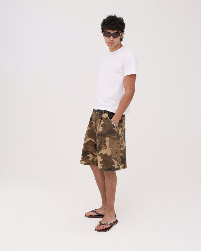 Drill Short - Brown Camo