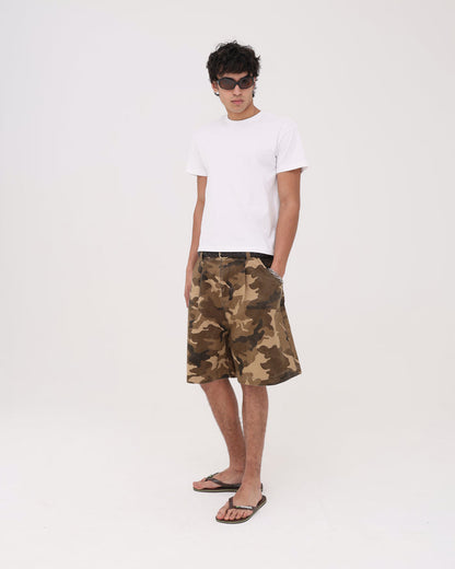 Drill Short - Brown Camo