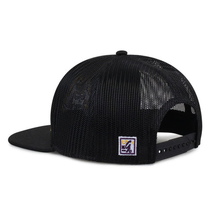 East Carolina University Class of '92 trucker hat, angled rear view showing mesh panels and snapback closure