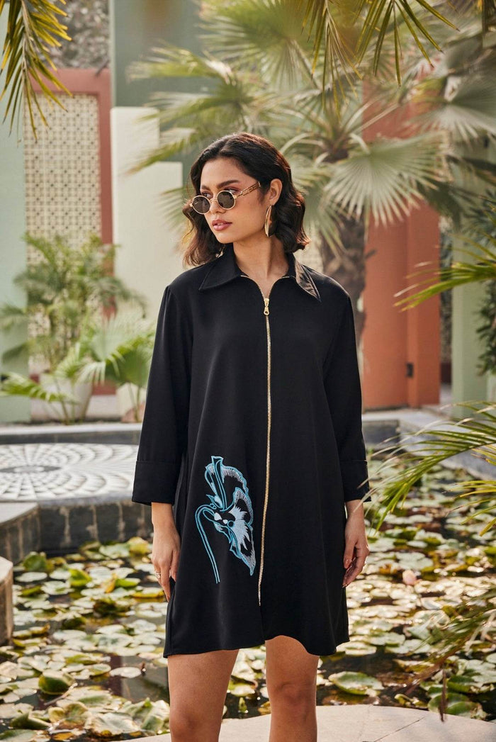 Black zipped dress Singapore