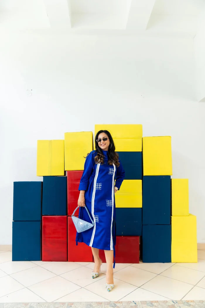 Indigo blue dress Singapore