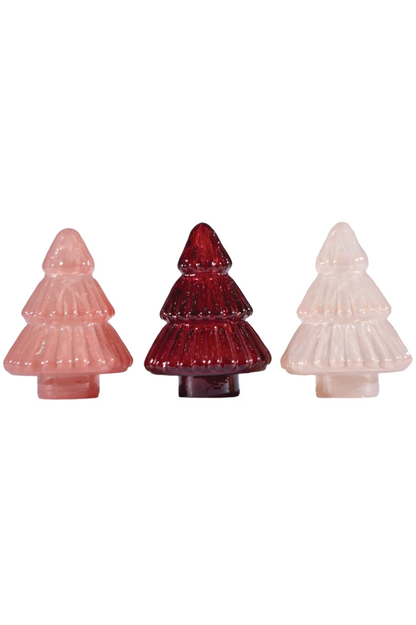 Embossed Mercury Glass Tree, 3 Colors
