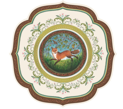 Fanciful Fox China Placemat