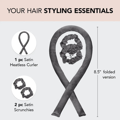 KITSCH - Satin Heatless Curling Set - 2 Colors!