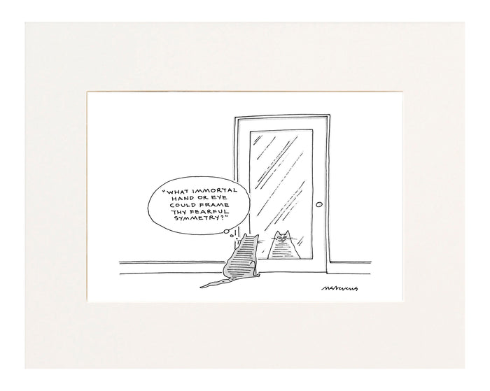 Fearful Symmetry Cartoon Print