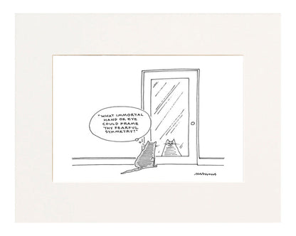Fearful Symmetry Cartoon Print