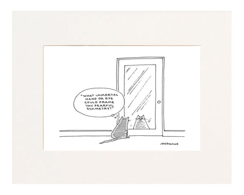 Fearful Symmetry Cartoon Print