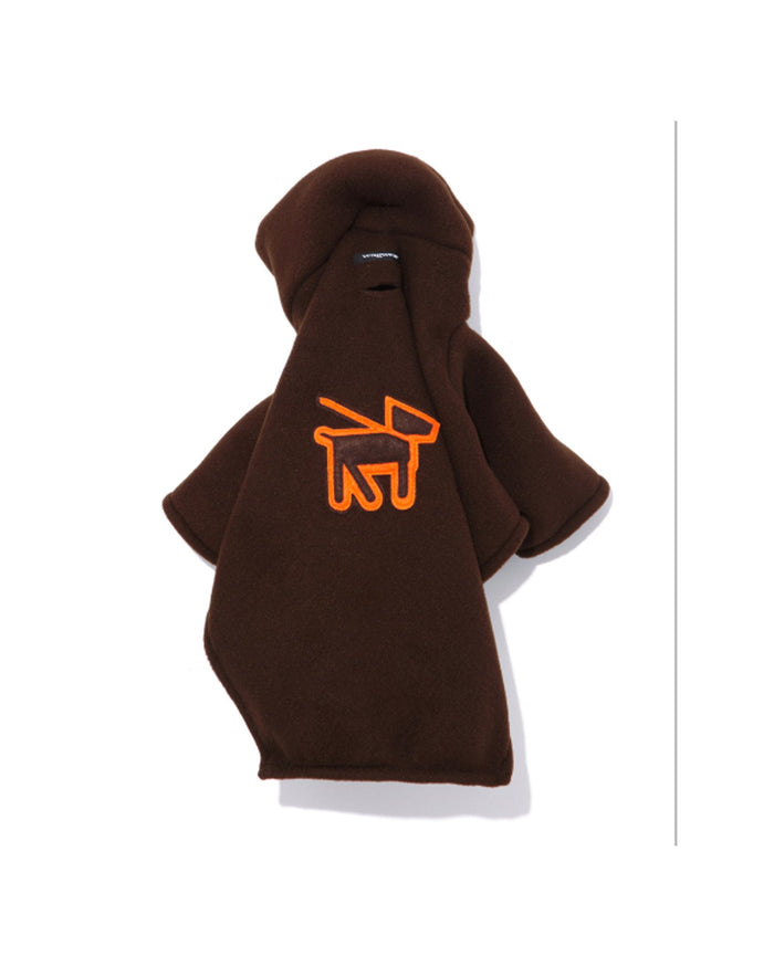 brown fleece turtle neck