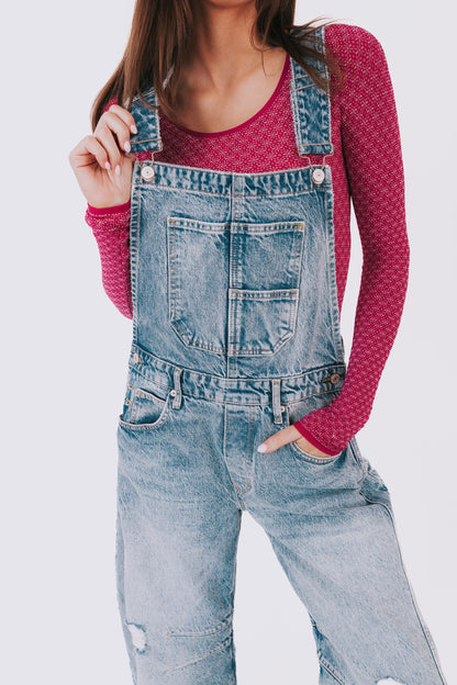 FREE PEOPLE - Good Luck Barrel Overalls - 3 Colors!