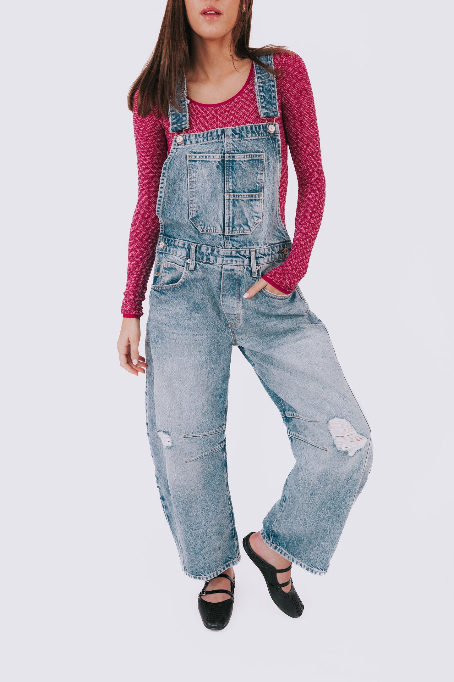 FREE PEOPLE - Good Luck Barrel Overalls - 3 Colors!