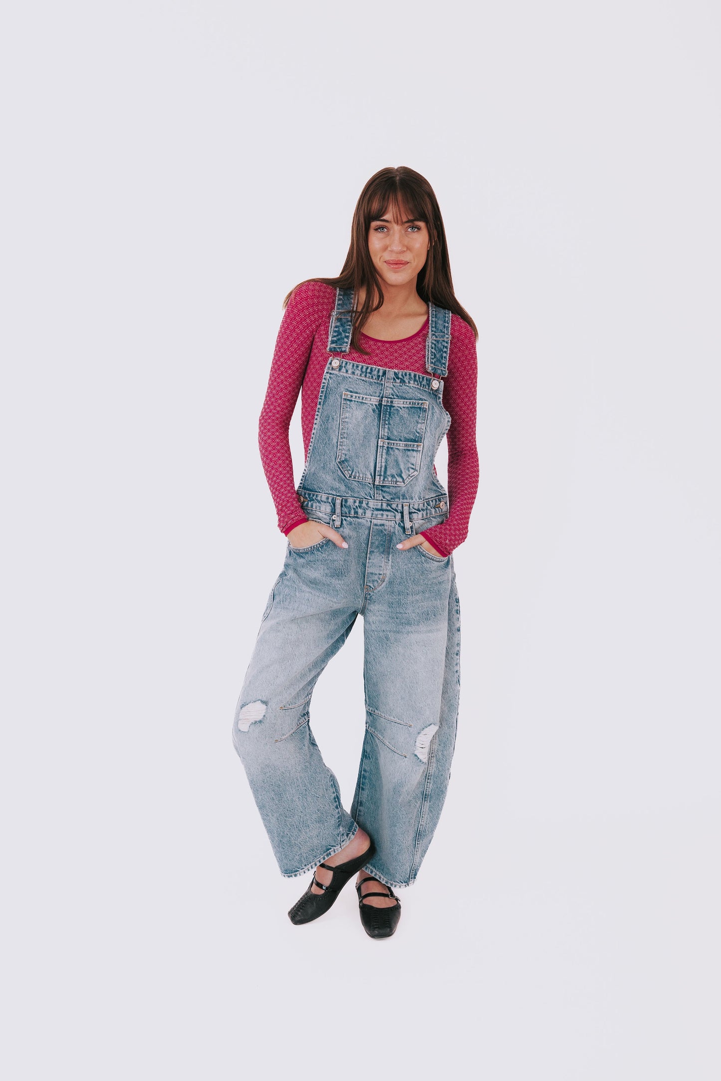 FREE PEOPLE - Good Luck Barrel Overalls - 3 Colors!