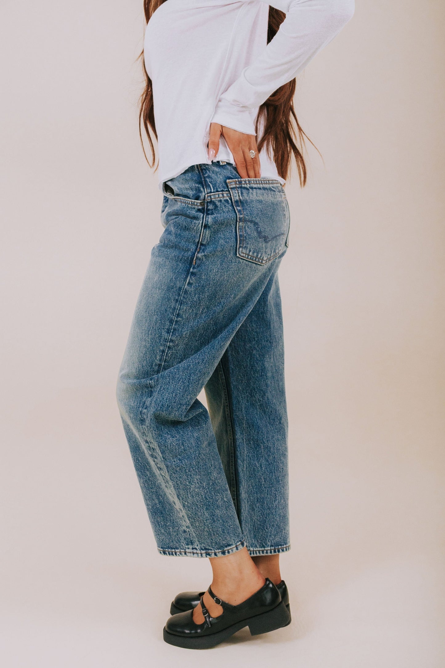 FREE PEOPLE - Deep Trance Dropped Boyfriend Jeans - 3 Colors!