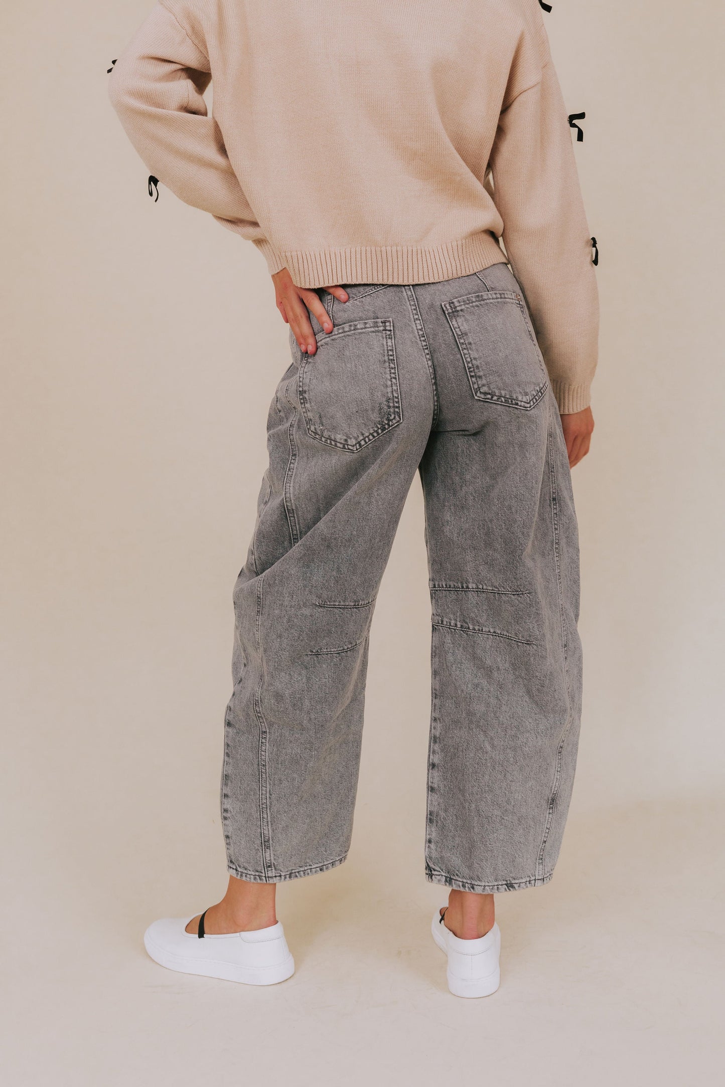 FREE PEOPLE - Good Luck Mid-Rise Barrel Jeans - 7 Colors!