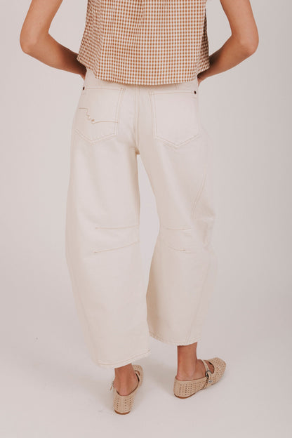 FREE PEOPLE - Good Luck Mid-Rise Barrel Jeans - 7 Colors!