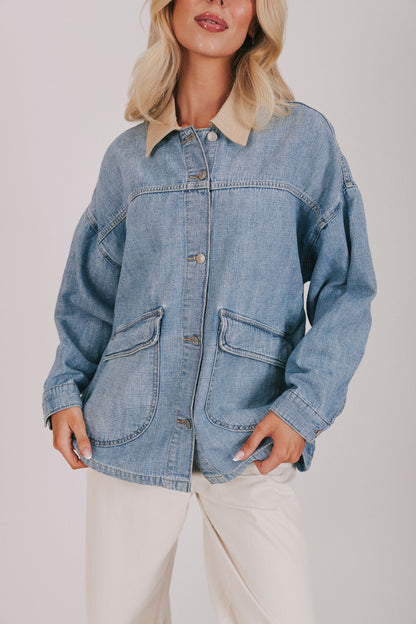 FREE PEOPLE - Lemon Denim Jacket