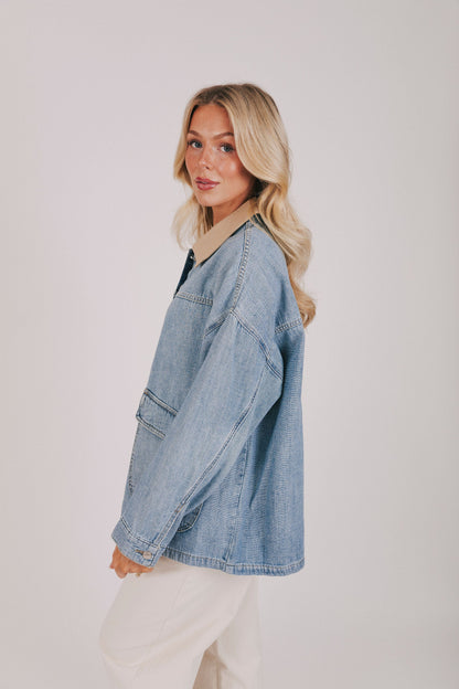 FREE PEOPLE - Lemon Denim Jacket