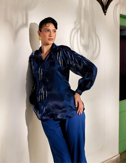 Fringe Finesse in Blue