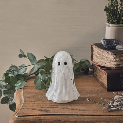 Gertie the Ghost Confetti Glass LED Halloween Decoration