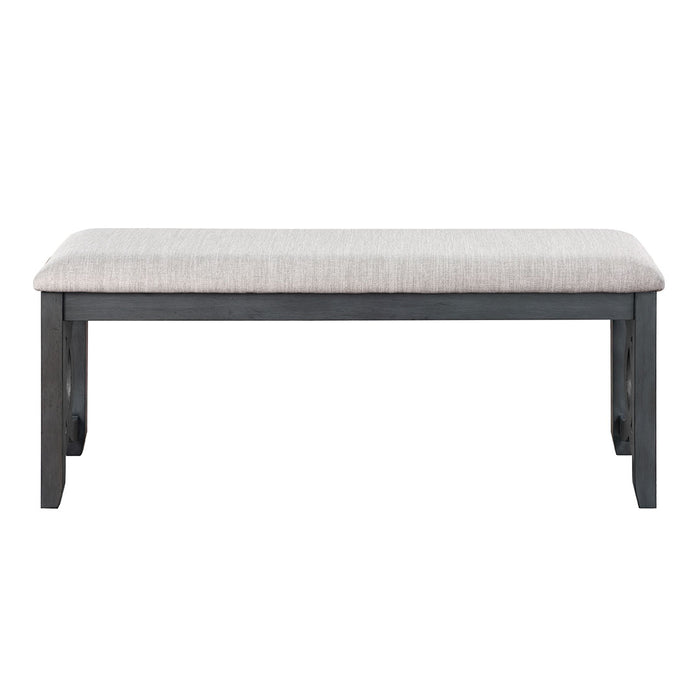 Gia Links Grey Dining Bench