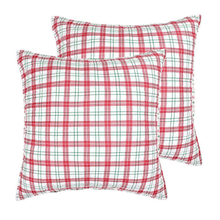 Levtex Home Gingerbread Village Euro Sham Set of 2 Euro Shams