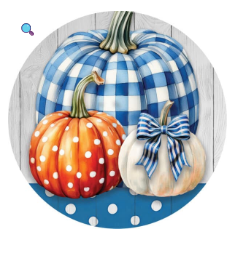Gingham Pumpkin Stack Collection