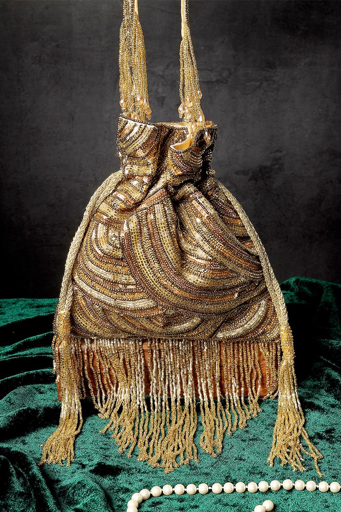 Glittering Tassels Potli