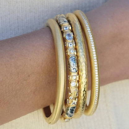 Gold Enzo Bangle-Tat2 Designs-Swag Designer Jewelry