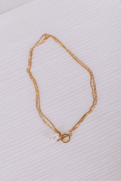 Endlessly Necklace - 18K Gold Plated