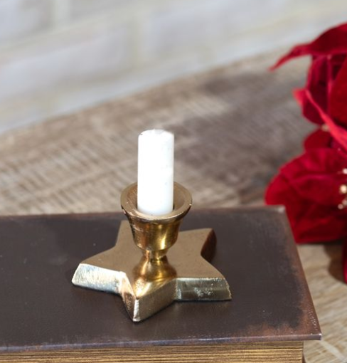 Gold Star Taper Holder