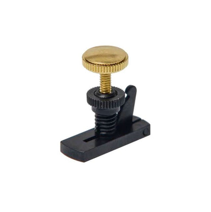 Gotz violin E-string adjuster, black with gold screw