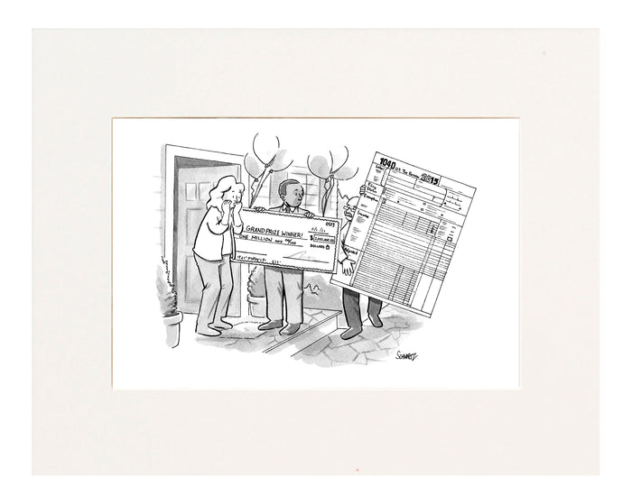 Grand Prize Winner Cartoon Print