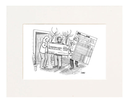 Grand Prize Winner Cartoon Print