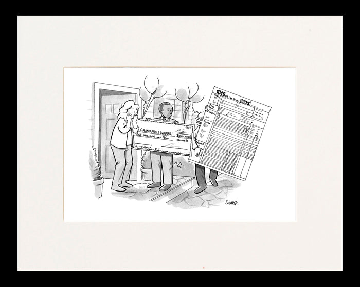 Grand Prize Winner Cartoon Print