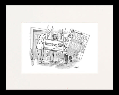 Grand Prize Winner Cartoon Print