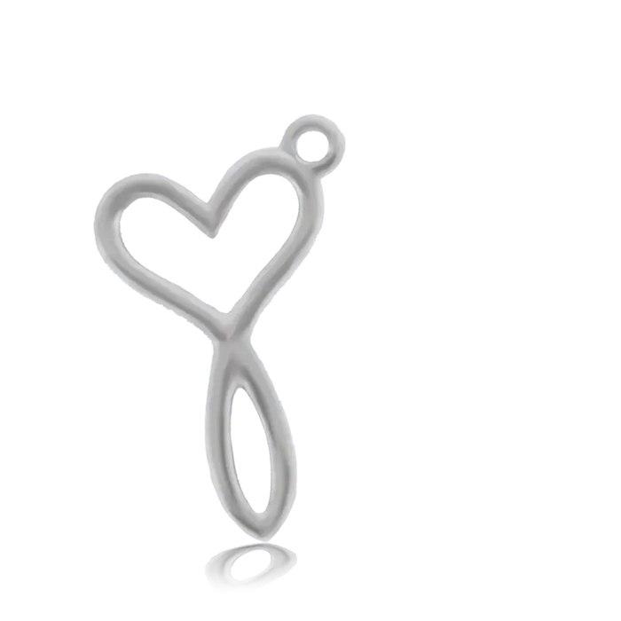 Green Angelite Bracelet with Infinity Heart Sterling Silver Charm