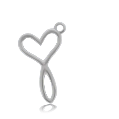Green Angelite Bracelet with Infinity Heart Sterling Silver Charm