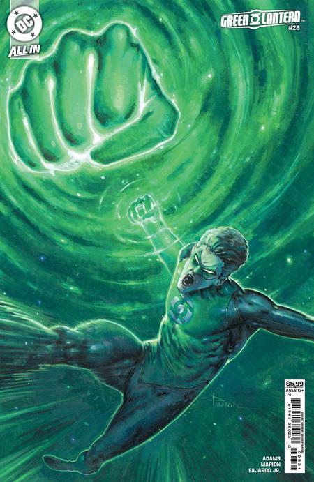 GREEN LANTERN #28 CVR C DAVIDE PARATORE CARD STOCK VAR