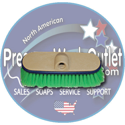 GREEN NYLON 10" WASH BRUSH (6629)