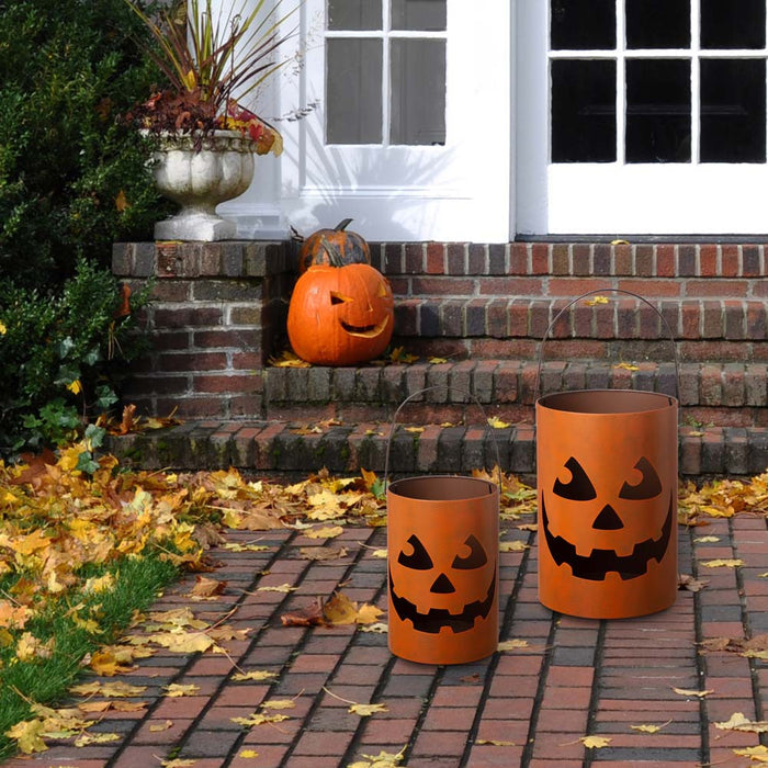 Halloween Jack O Lantern Set of 2