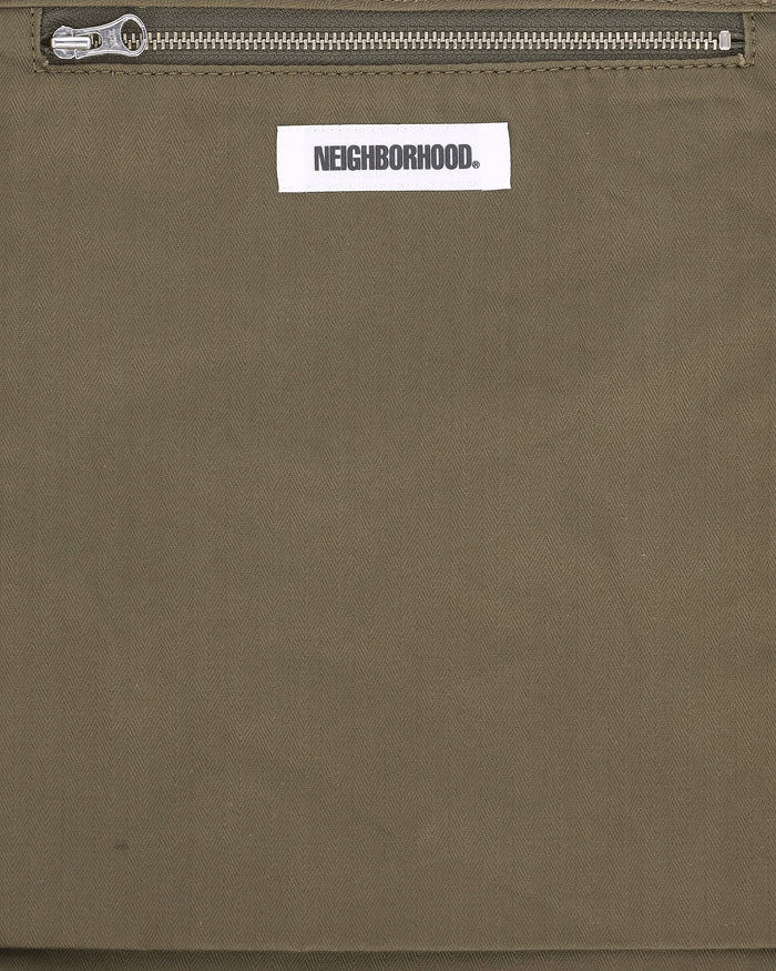 Neighborhood Hbt Newspaper Bag Olive Drab Bags and Backpacks Shoulder Bags 262TQNH-CG02 OLDR