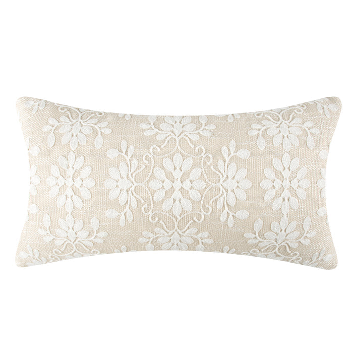 Helena Embroidered Medallion Pillow