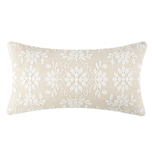 Helena Embroidered Medallion Pillow
