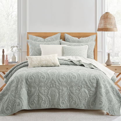 Helena Embroidered Medallion Pillow